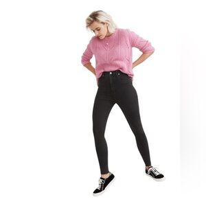 NWT - Madewell - 11" High-Rise Skinny Jeans in Lunar Wash - Size 30